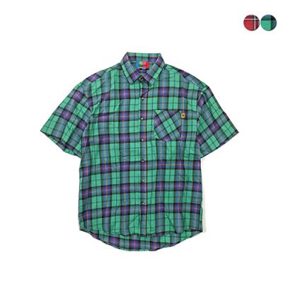 Light Tartan Check Shirt(2color)(unisex)