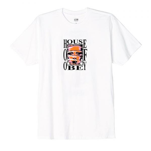 (163081726) HOUSE OF OBEY TEE-WHT