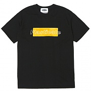 PLASTICATE Box Logo 1/2 T-Shirts (black)