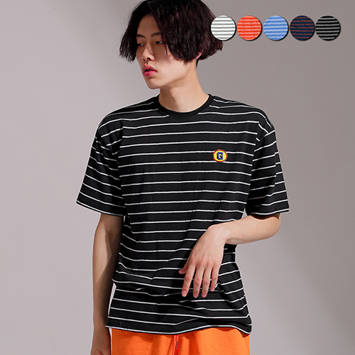 G Stripe Half Sleeve T-shirt(5color)(unisex)