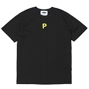 PLASTICATE Logo 1/2 T-Shirts (black)