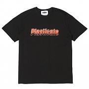 PLASTICATE Multi Logo 1/2 T-Shirts (black)