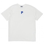 PLASTICATE Logo 1/2 T-Shirts (white)