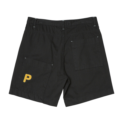 Bottom Pocket Plain Shorts (black)