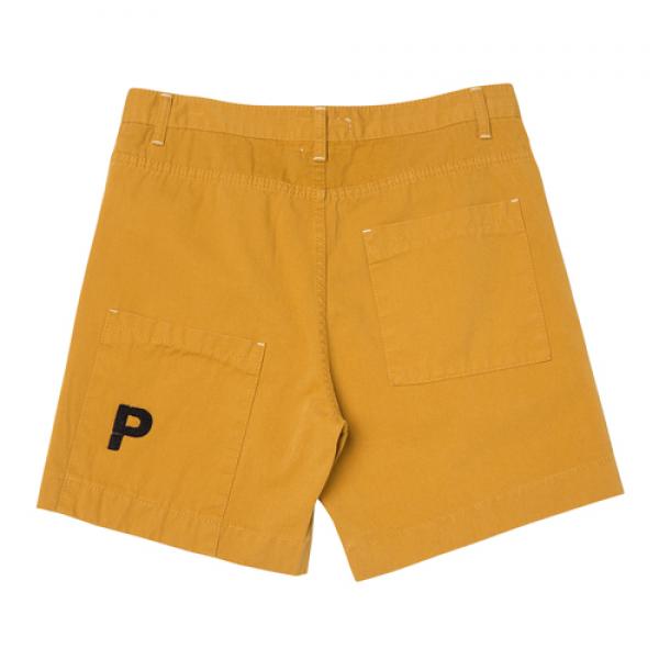 Bottom Pocket Plain Shorts (yellow)