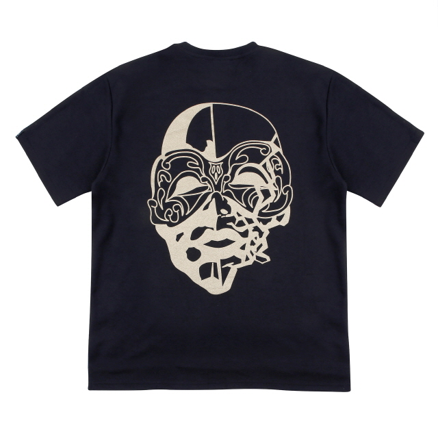 Venezia Mask Short Sleeved T-Shirt BLACK