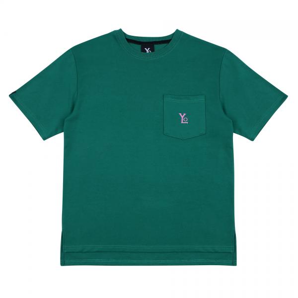 Poket Short Sleeved T-Shirt - Green