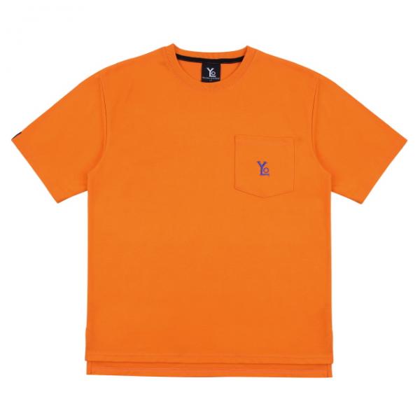 Poket Short Sleeved T-Shirt - Orange