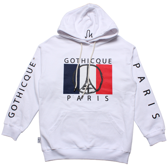 [ũ] GOTHICQUE - Heritage french hoodie (WHITE) ̵ ͸ ĵƼ ĵ