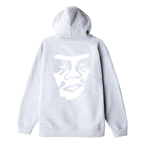 (111751247)THE CREEPER ZIP HOOD-HEATHER GREY