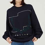 Laurel Crown Sweatshirt_navy