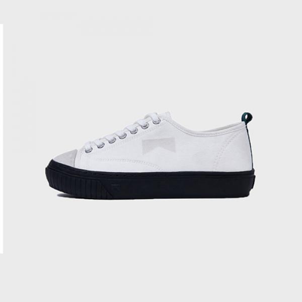 CLUBMAN CANVAS SNEAKERS WHITE/BLACK