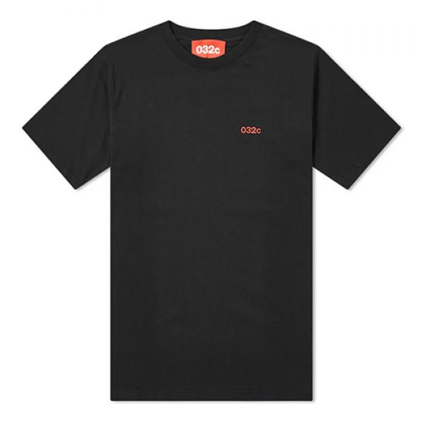 CLASSIC EMBROIDERED LOGO SS TEE-BLACK