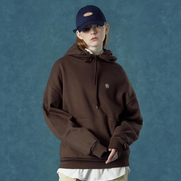 n-symbol hoodie-brown