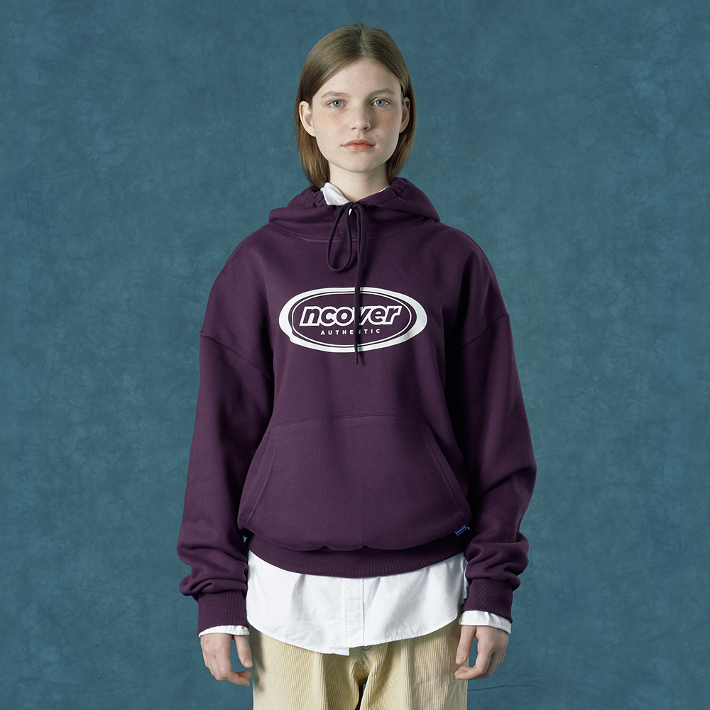 Signature logo hoodie-purple