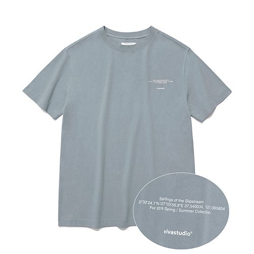 [ISVT02] NEW LOCATION SHORT SLEEVE IS [COOL GREY]
