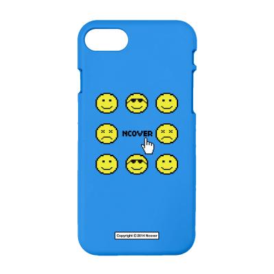 Smile face-blue(color jelly case)