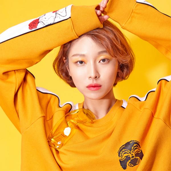 {L} [S/S] AsiHa Korea Newtro SweatShirts Mustard