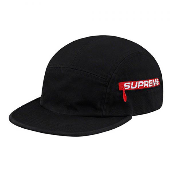 SIDE ZIP CAMP CAP-BLACK