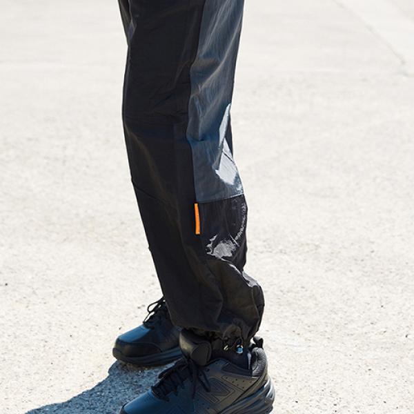COLORATED JOGGER PANTS_BLACK