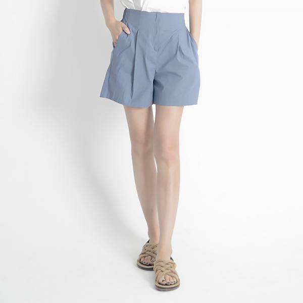 Linen Shorts (BLUE)