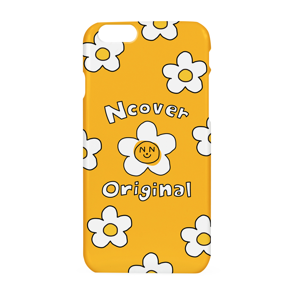 Smile flower case-yellow