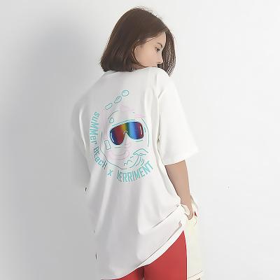 (UNISEX) Summer Diver Short Sleeve T-Shirt (WHITE)