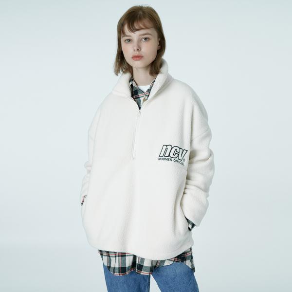 NCV embroidery anorak-ivory