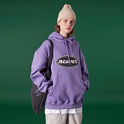 [N]Original candlewick hoodie-light purple
