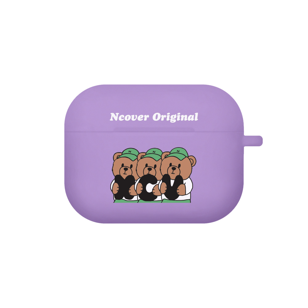 Ncv alphabet bruin-purple(airpods pro jelly)