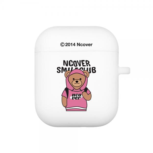 Hoodie bruin-white(airpods jelly)