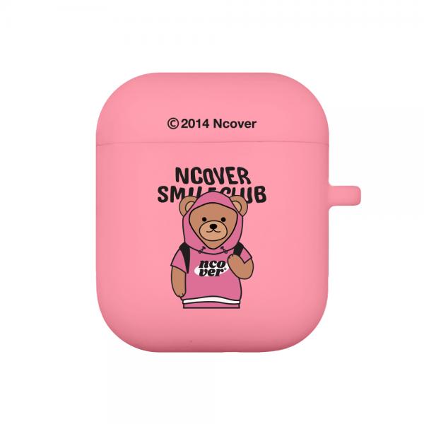 Hoodie bruin-pink(airpods jelly)