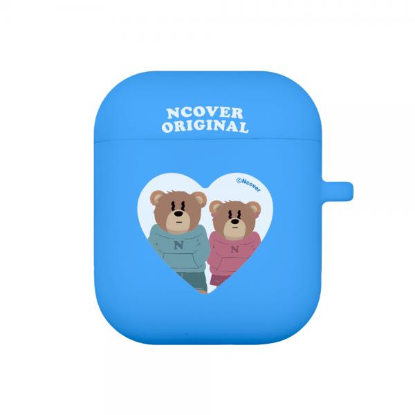 Couple hoodie bruin-blue(airpods jelly)