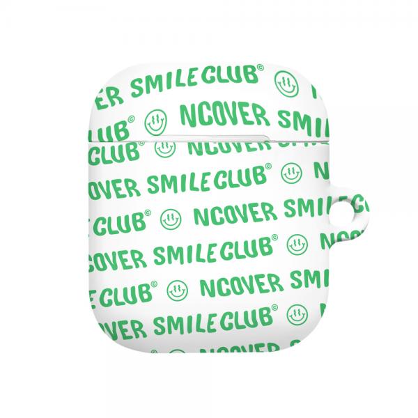 Smile club(emoticon)-white.green(airpods hard)