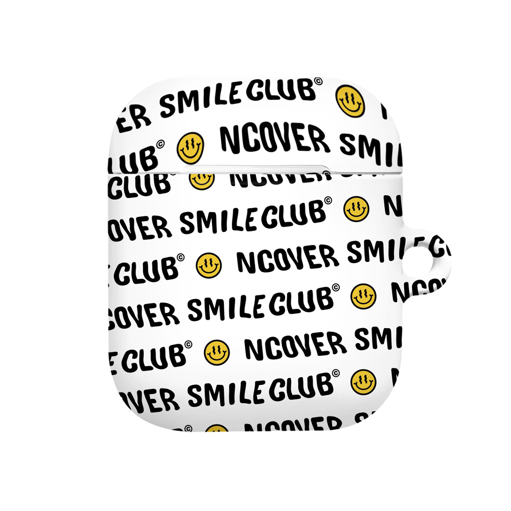 Smile club(emoticon)-white.black(airpods hard)