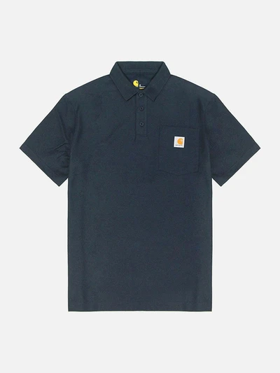 (106685) 포켓 카라 반팔티 NAVY