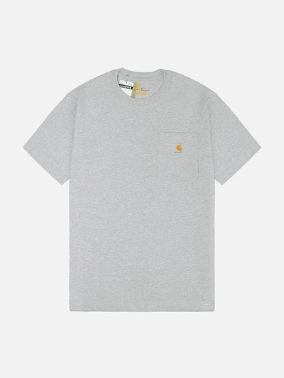 (K87) 워크 포켓 반팔티 HEATHER GREY (HGY)