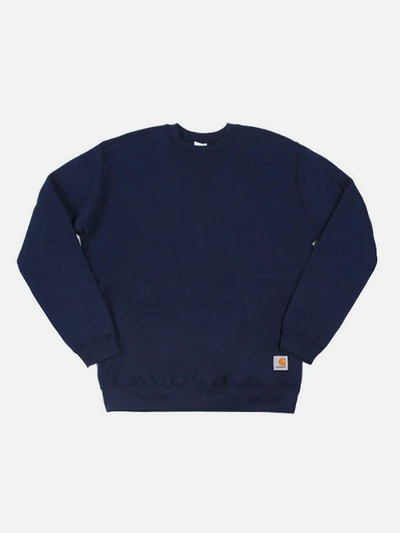 (K124) 미드웨이트 맨투맨 NAVY