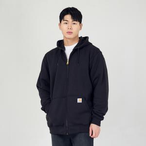 (K122) 미드웨이트 후드집업 BLACK