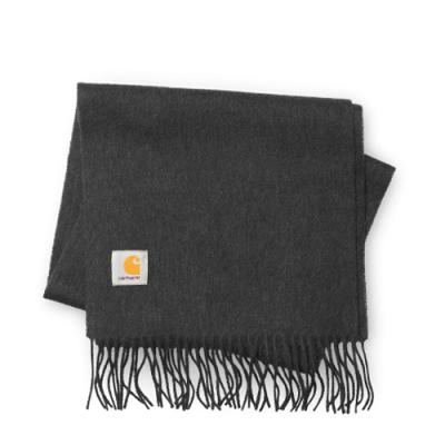 (I013507) CLAN SCARF-DARK GREY HEATHER