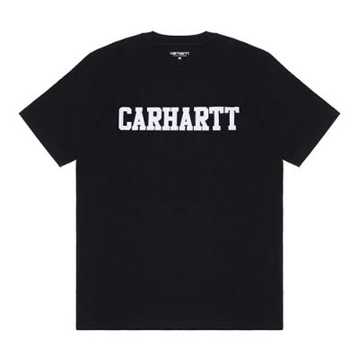 (I018486) COLLEGE T-SHIRT-BLK/WHT