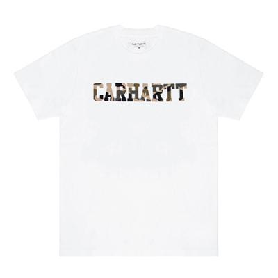 (I015730) COLLEGE T-SHIRT-WHT/CAMO