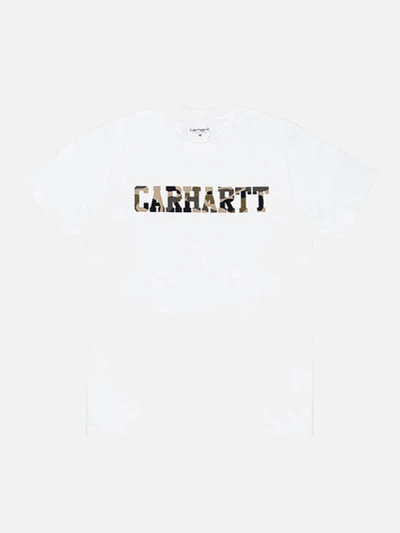 (I015730) COLLEGE T-SHIRT-WHT/CAMO