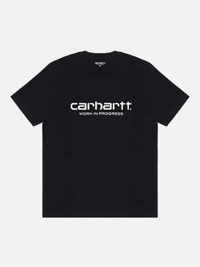 (I017144) WIP SCRIPT T-SHIRT-BLK