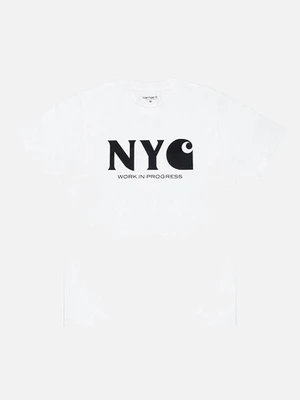 (I017984) NEW YORK CITY T-SHIRT-WHT/BLK