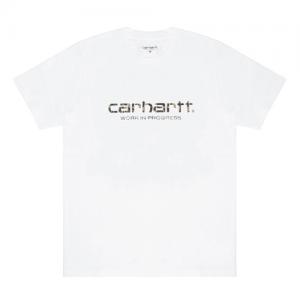 (I017144) WIP SCRIPT T-SHIRT-WHT/CAMO