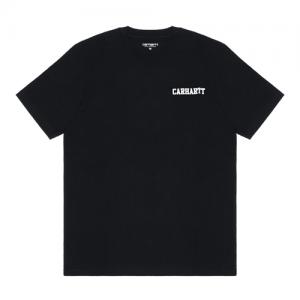 (I019638)WIP S/S COLLEGE SCRIPT LT T-SHIRT-BLK