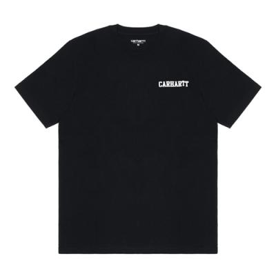 (I019638)WIP S/S COLLEGE SCRIPT LT T-SHIRT-BLK