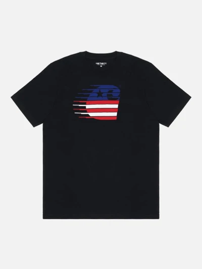 (I021140)WIP S/S MOTION T-SHIRT-BLK