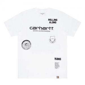 (I021343) RUINS SCRIPT T-SHIRT-WHT
